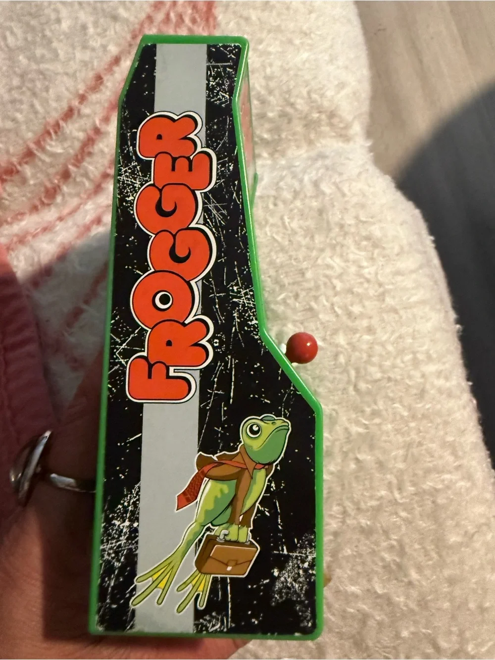 Frogger Handheld Retro Arcade Game - Green